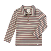 BUGGLE Cosy Fabric Blue/Red Multi stripe Polo
