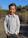 BUGGLE Cosy Fabric China/White stripe Polo