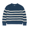 ZIPPY navy /cream stripe sweater