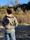 RANCHO blue aztec jacket