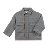 TWEEDY padded grey tweed jacket