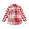 HOWDY Western Vintage Red plaid WOVEN SHIRT