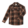 HOWDY Western Brown Fringe plaid WOVEN SHIRT