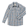 HOWDY Western Beige/Blue plaid WOVEN SHIRT