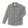 HOWDY Western Blue/Cream plaid WOVEN SHIRT