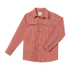 HOWDY Western Red/Cream micro plaid WOVEN SHIRT