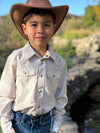 HOWDY Cream Western Stitch WOVEN SHIRT