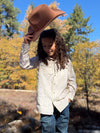 HOWDY Cream Western Stitch WOVEN SHIRT