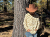 RODEO Cream Western Print  WOVEN SHIRT