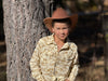 RODEO Cream Western Print  WOVEN SHIRT