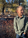 ATWOOD woven shirt green/yellow washed plaid