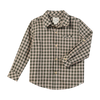 ATWOOD woven shirt sage/rust stitch plaid