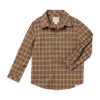 ATWOOD woven shirt orange/gold washed plaid