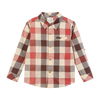 ATWOOD woven rust/cream large plaid