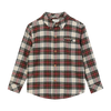 ATWOOD woven shirt cream/green plaid