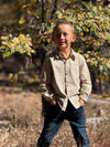 ATWOOD woven shirt cream country paid