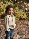 ATWOOD woven shirt cream country paid