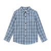 ATWOOD blue/white seersucker woven shirt