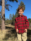 ATWOOD woven shirt festive red plaid