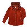 ERIN hooded shirt pumpkin cord