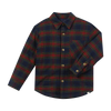 HIKER navy plaid padded jacket