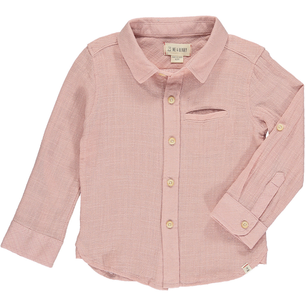 Dusty Pink Long Sleeved Shirt
