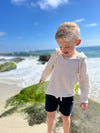 ST IVES Stone Gauze Hooded Top