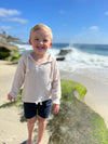 ST IVES Stone Gauze Hooded Top