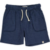 BLUEPETER Navy Ribbed Shorts
