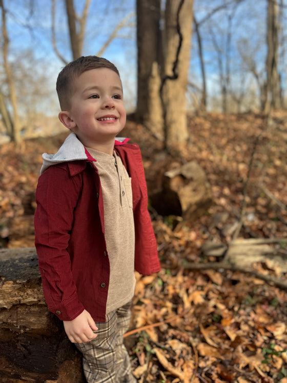 Brown Plaid CHARLIE Pants