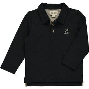 Charcoal Spencer polo
