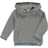 Grey Hooded Top