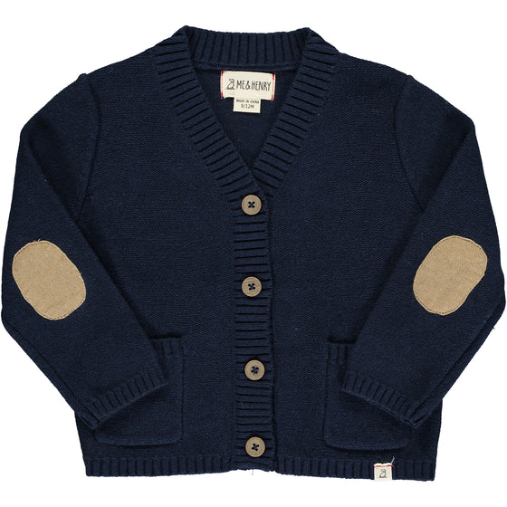 Blue cotton cardigan