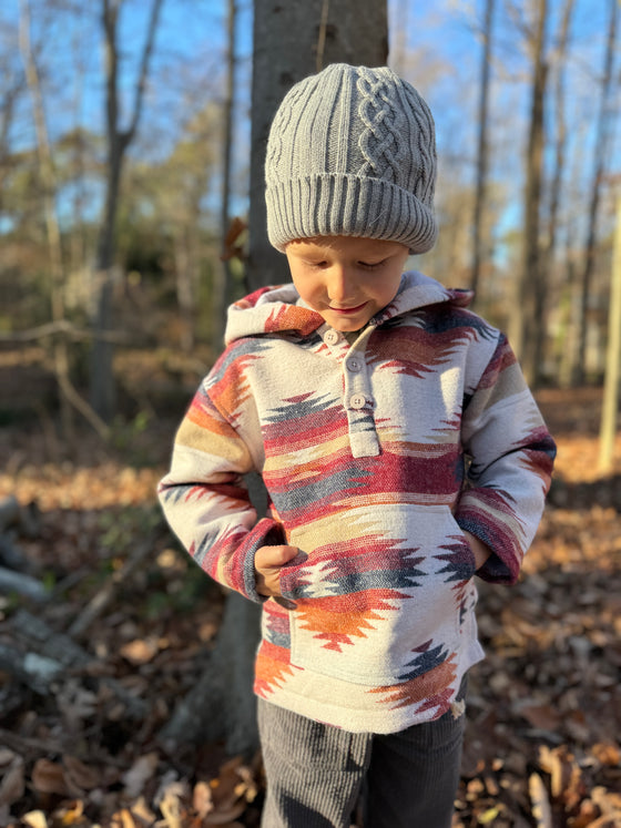 Burgundy AZTEC Rancho Jacket