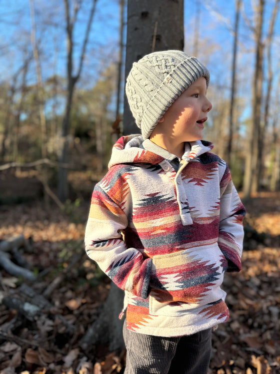 Burgundy AZTEC Rancho Jacket