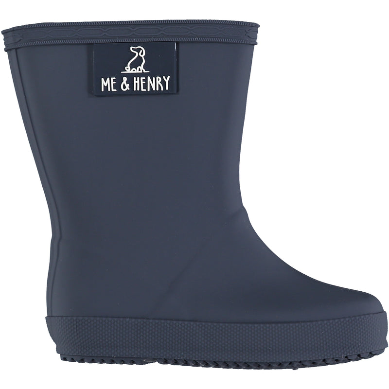 rubber sole , wellies, rainboots , navy , leather, kids boots,