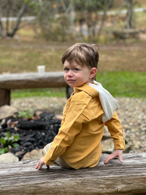 Yellow Cord ERIN Hooded Woven Shirt