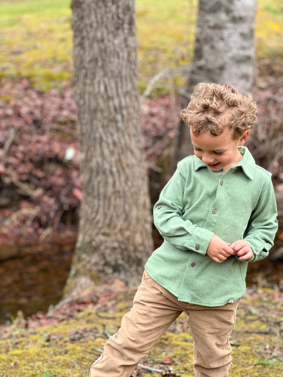 COLUMBIA Green Jersey Shirt