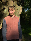 Mens Troy Polo brown stripe