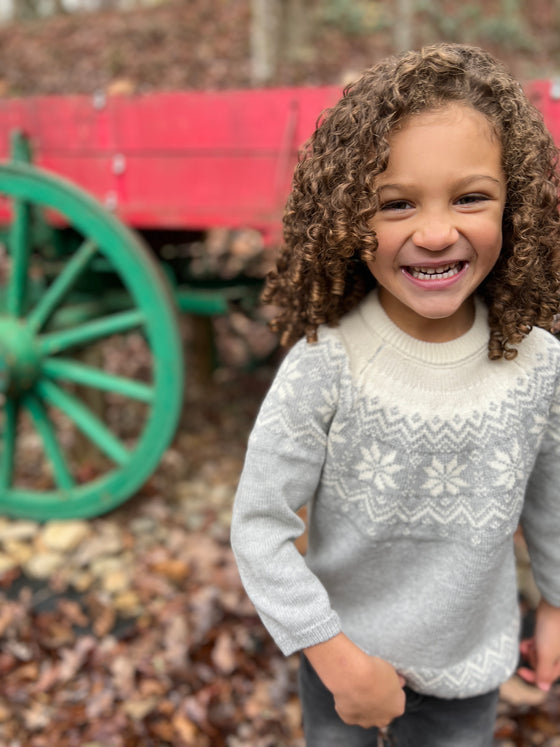 Grey Fairisle IGLOO Sweater