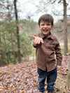 Brown Stripe ATWOOD Woven Shirt