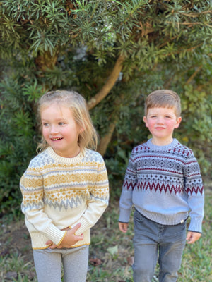 Grey Fairisle Sweater