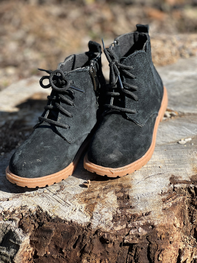 Black RUMBLE Suede Boots