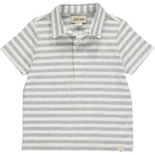  Mens Flagstaff Polo pale blue/white stripe