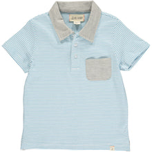  Mens Halyard Polo blue/white