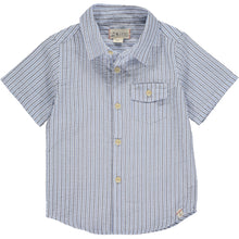  Mens Newport Woven Shirt blue/grey