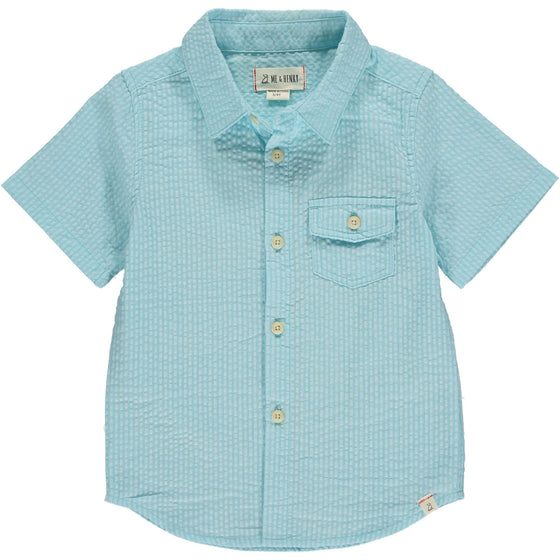 Mens Newport Woven Shirt sky blue