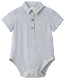  GREY HELFORD WOVEN ONESIE
