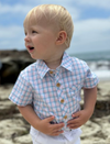PINK/BLUE PLAID HELFORD WOVEN ONESIE