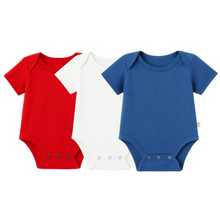  ROYAL/WHITE/RED WALTY TRIPLE PACK ONESIE